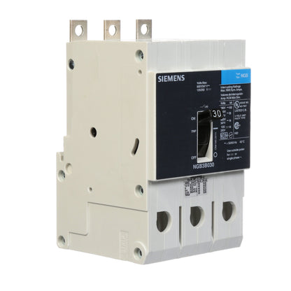 Siemens NGB3B030B Molded Case Circuit Breaker | 600V 30A 3P 25kA@480V Bolt-On VL Series
