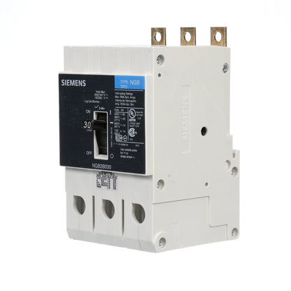 Siemens NGB3B030 Circuit Breaker | 600V 30A 3P 25kA@480V Bolt-On VL Series