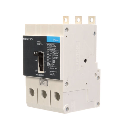 Siemens NGB3B045V Circuit Breaker | 600V 45A 3P 25kA@480V Bolt-On VL Series