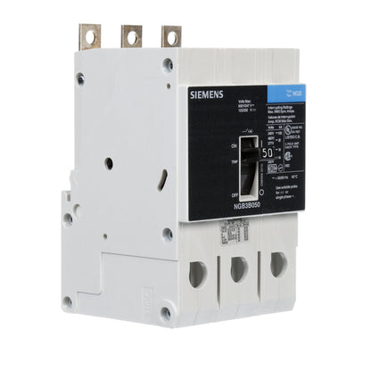 Siemens NGB3B050B Circuit Breaker | 600V 50A 3P 25kA@480V Bolt-On VL Series