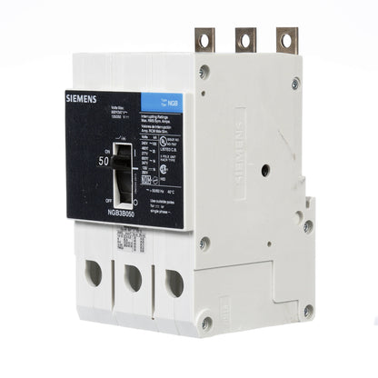 Siemens NGB3B050 Molded Case Circuit Breaker | 600V 50A 3P 25kA@480V Bolt-On VL Series