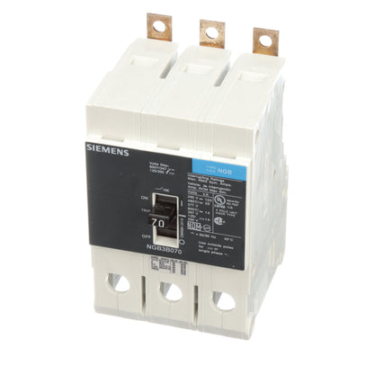 Siemens NGB3B070B Molded Case Circuit Breaker | 600V 70A 3P 25kA@480V Bolt-On VL Series