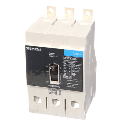 Siemens NGB3B090V Circuit Breaker | 600V 90A 3P 25kA@480V Bolt-On VL Series