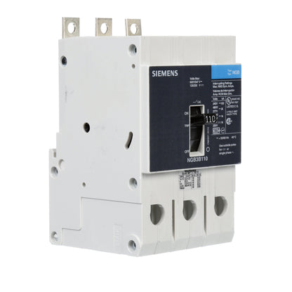 Siemens NGB3B110V Circuit Breaker | 600V 110A 3P 25kA@480V Bolt-On VL Series