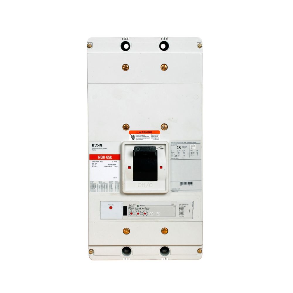 Cutler Hammer NGC312039E Circuit Breaker | 600V 1200A 3P 100kA@480V Series G