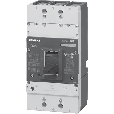 Siemens NJG3B350L Circuit Breaker | 600V 350A 3P 35kA@480V Feed-Thru