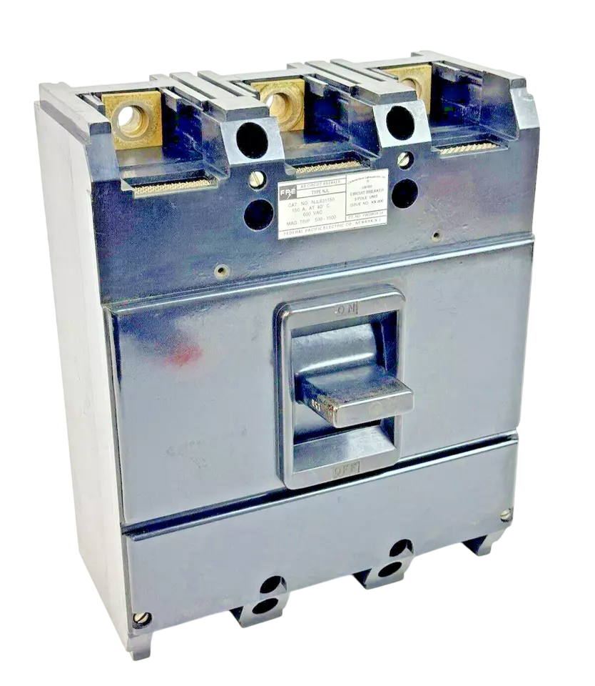 Federal Pacific NJL631150 Circuit Breaker | 600V 150A 3P 30kA@480V Bolt-On NJL Series