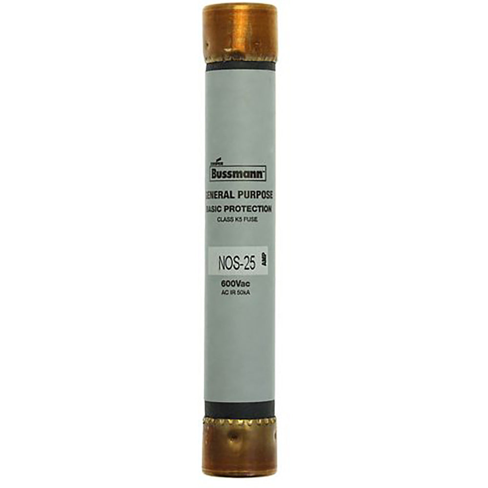 Bussmann NOS-25 Low Voltage Fuse | 600V 25A 50kA@600V NOS Series