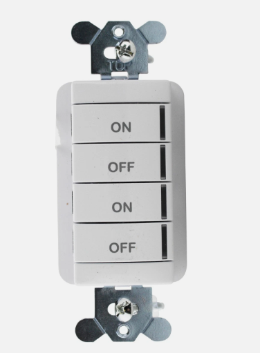 Acuity Controls NPODM-2P-WH Switch | Compatible Frames TFJ