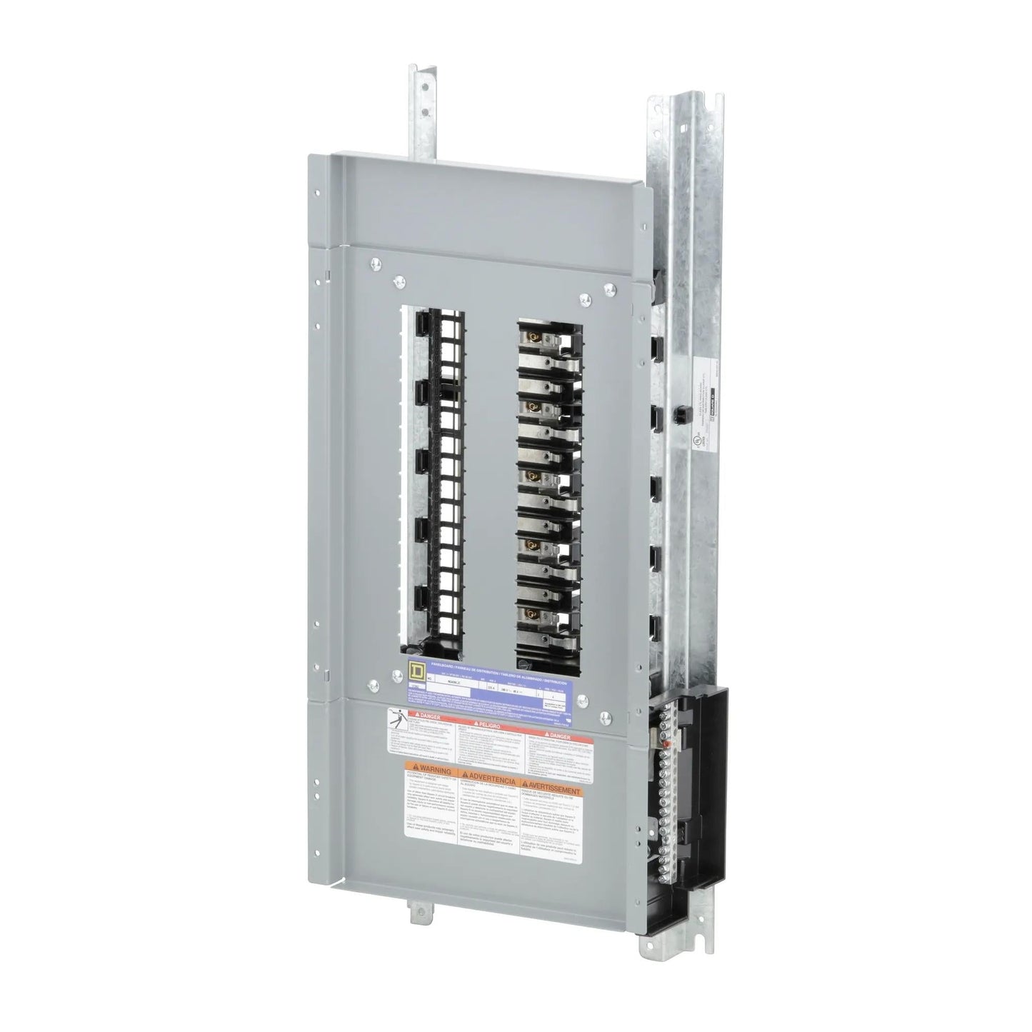 Square D NQ430L2C Panelboard Interior | Main Lugs 225A 30-Pole 3-Phase 4-Wire 240VAC/48VDC NQ Series