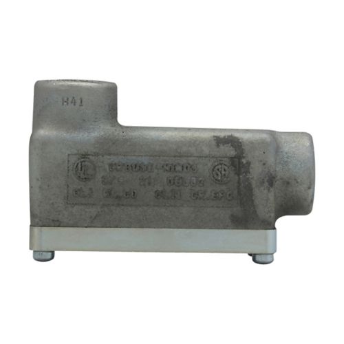 Crouse-Hinds OELB1 Conduit Outlet Body | LB Shape 1/2" Hub Feraloy Iron Alloy OE Series