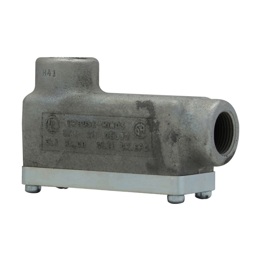 Crouse-Hinds OELB1 Conduit Outlet Body | LB Shape 1/2" Hub Feraloy Iron Alloy OE Series