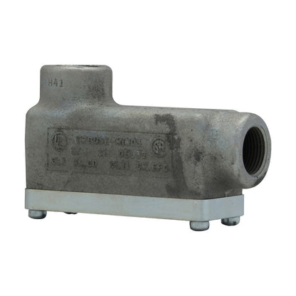 Crouse-Hinds OELB1 Conduit Outlet Body | LB Shape 1/2" Hub Feraloy Iron Alloy OE Series