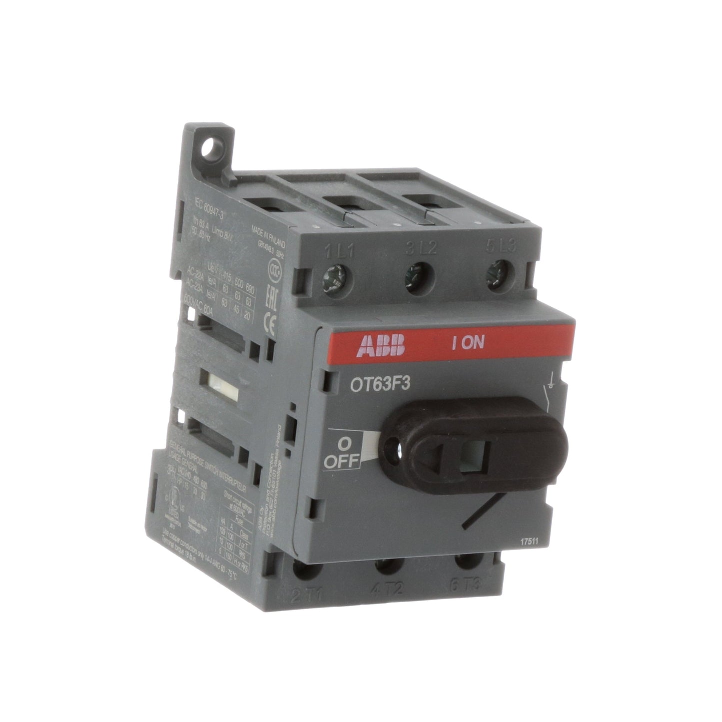 ABB OT63F3 Motor Control | 600 600 VACV