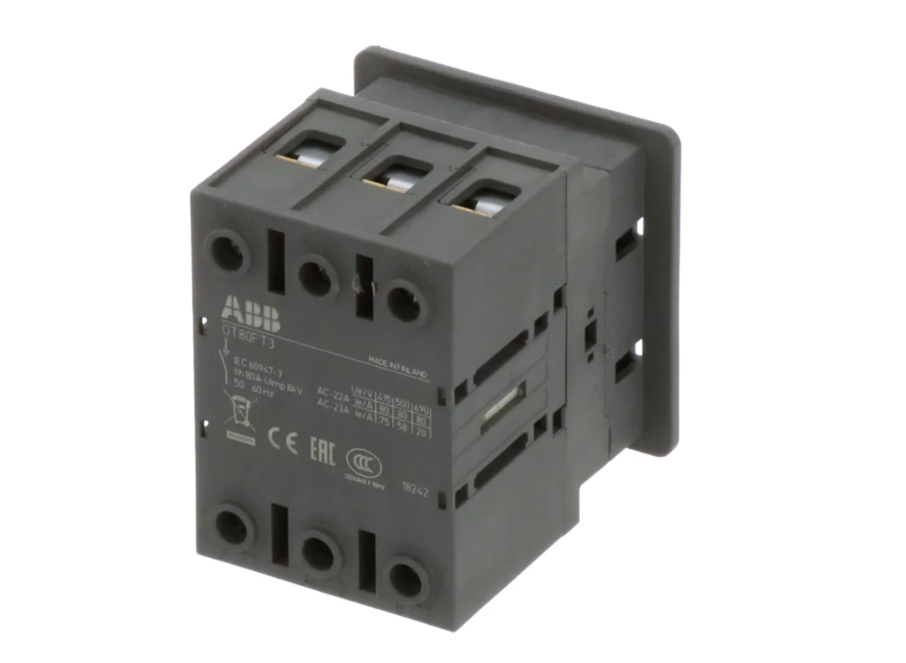 OT OT80FT3 Motor Control Disconnect switch | 600 VAC OT SwitchLine
