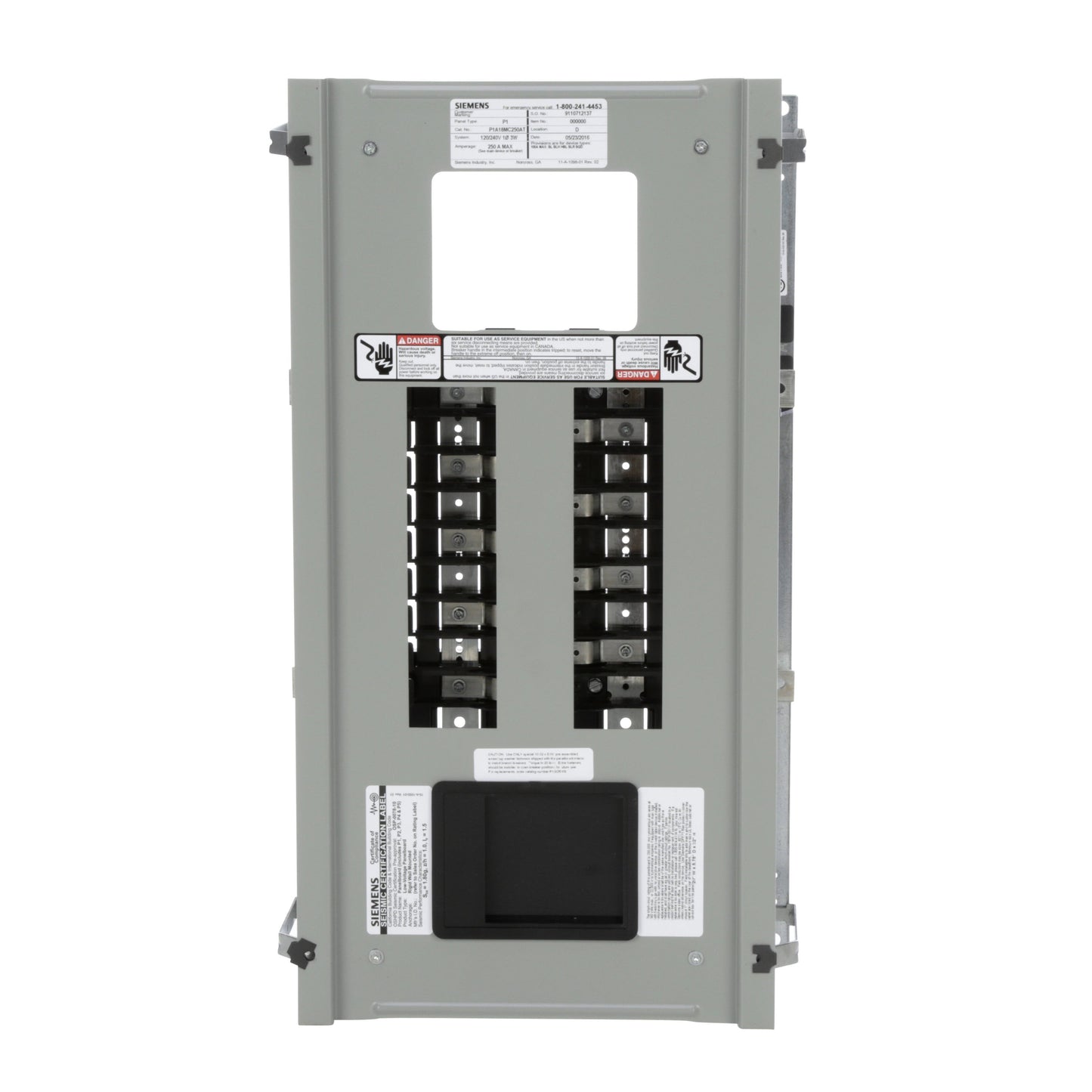 Siemens P1A18MC250AT Circuit Breaker Load Center