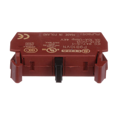 General Electric P9B10VN Motor Control Contact Block