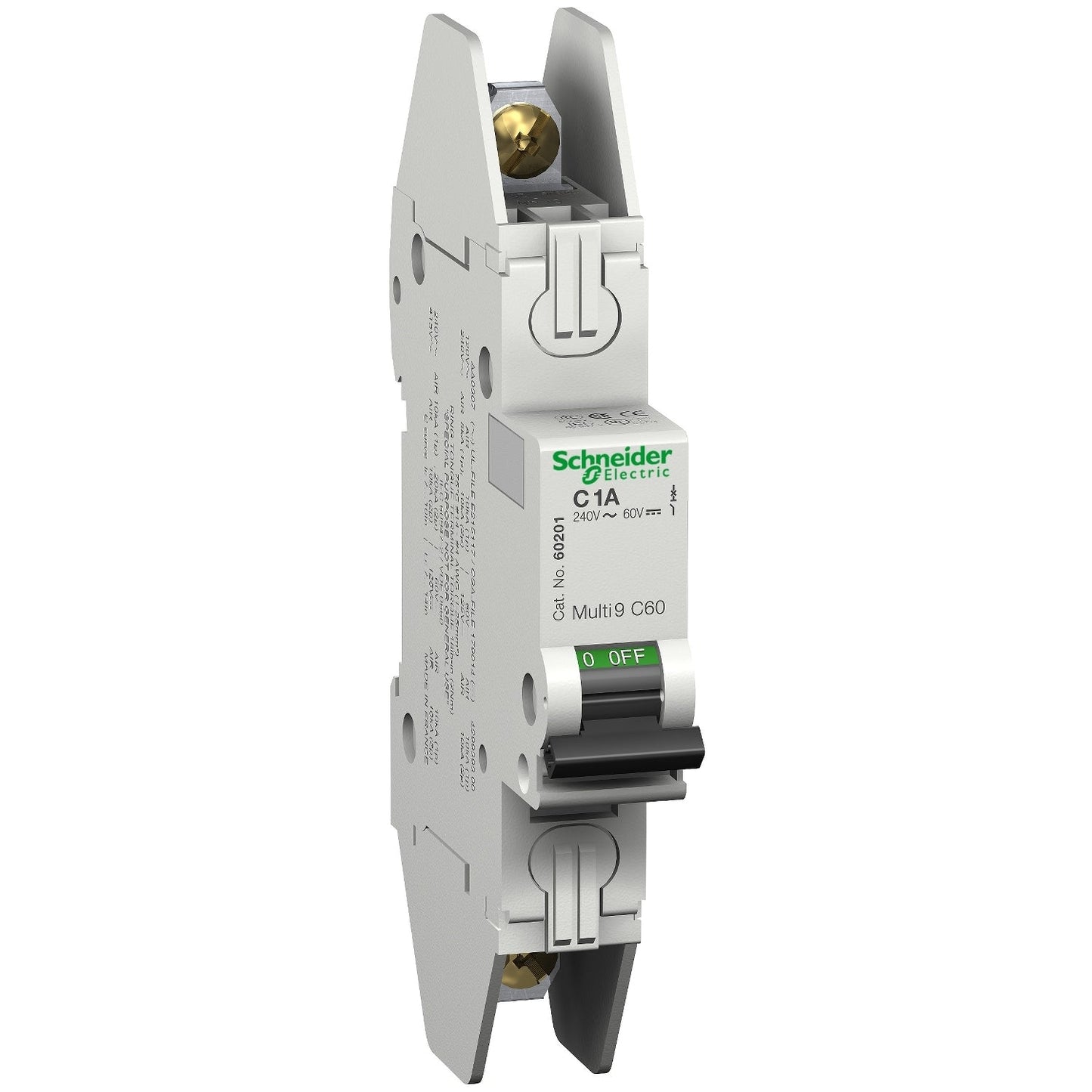 Square D 60224 Circuit Breaker | 240V 6A 1P 10kA@120V Feed-Thru Multi9