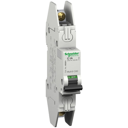 Square D 60224 Circuit Breaker | 240V 6A 1P 10kA@120V Feed-Thru Multi9