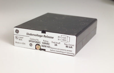 General Electric SPUV120AC Circuit Breaker Under Voltage Release 120/120V Power Break II