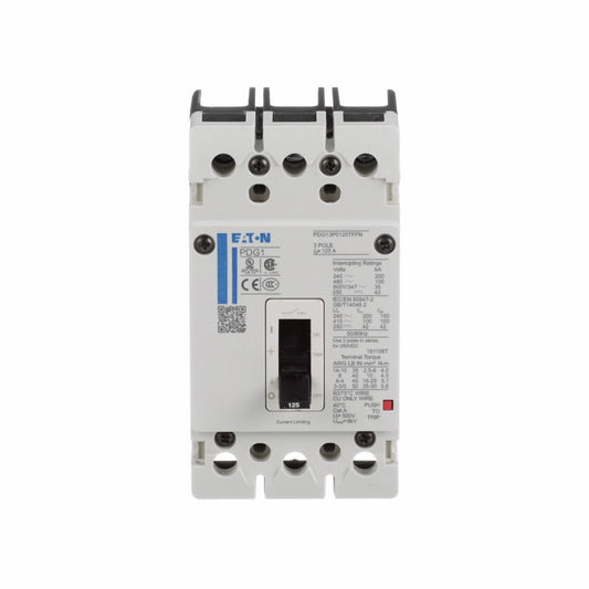 Eaton PDG13M0070TFFJ Molded Case Circuit Breaker | 600V 70A 3P 65kA@480V Bolt-On Power Defense Series
