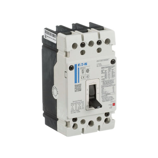 Eaton PDG13G0125KNSJ Circuit Breaker | 600V 125A 3P 35kA@480V Feed-Thru