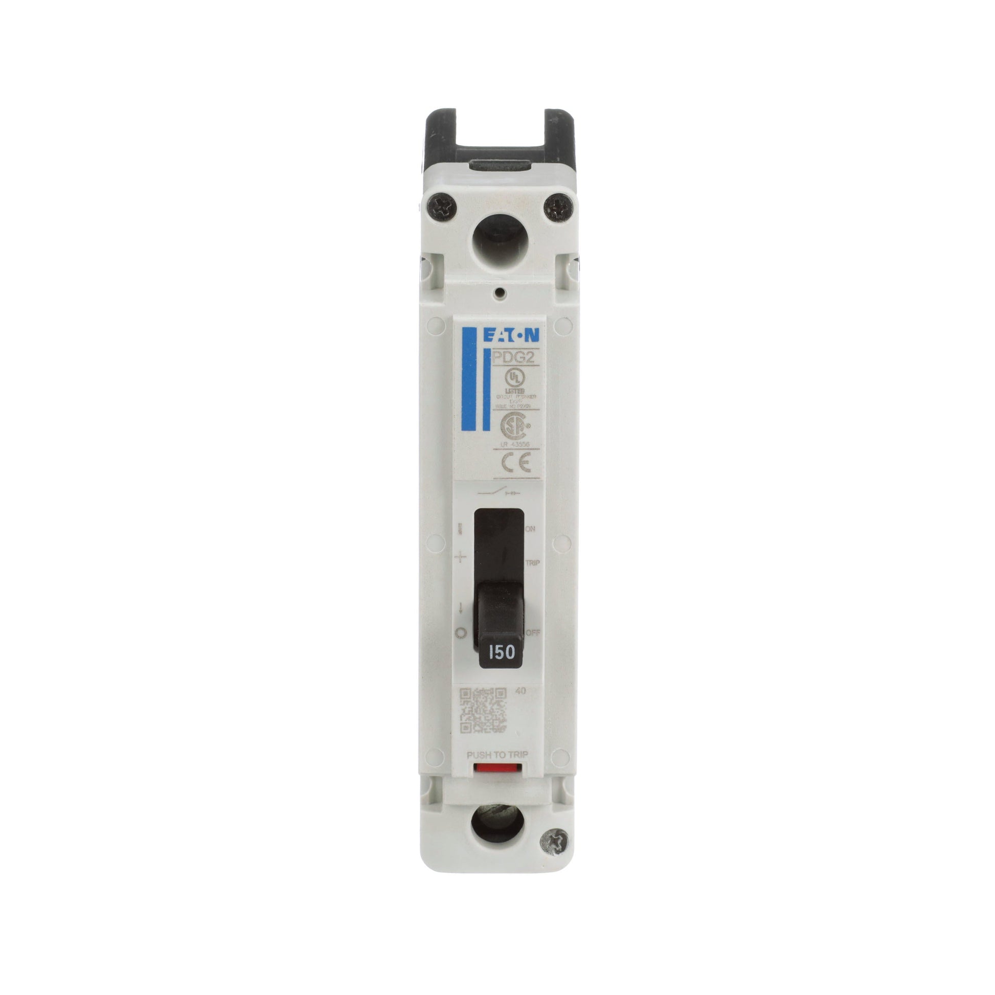 PDG21G0015TFFJ - Cutler Hammer Feed-Thru 600V 15A 1 pole circuit breaker 35kA@480V - Essential Electric Supply