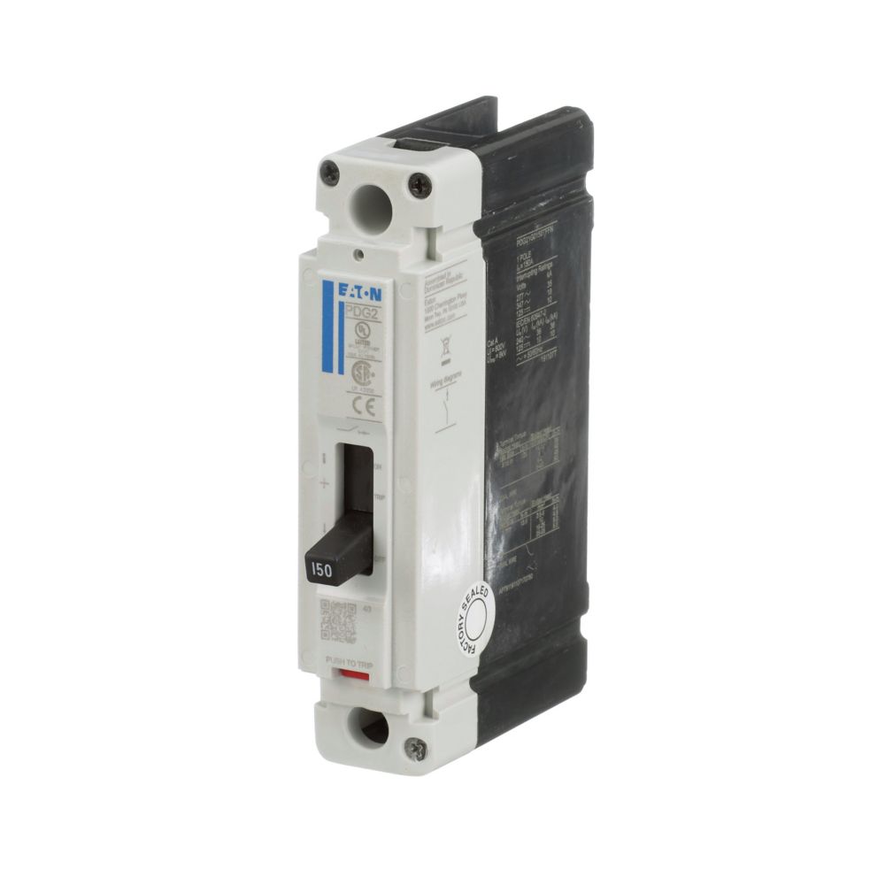 Eaton PDG21G0040TFFL Circuit Breaker | 600V 40A 1P 35kA@480V Bolt-On Power Defense
