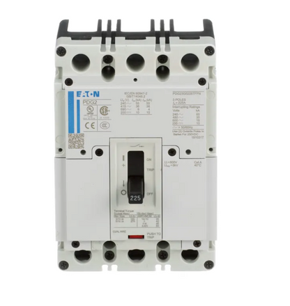 Eaton PDG23G0200TFFL 3 Pole 200A Breaker Power Defense 35KA@480V Type PDG - Essential Electric Supply