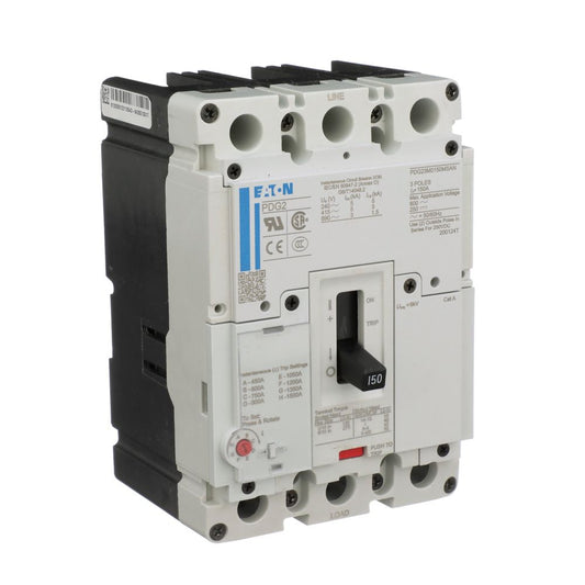 Eaton PDG23M0050MSAJ Circuit Breaker | 600V 50A 65kA@480V Thermal Magnetic Power Defense Series