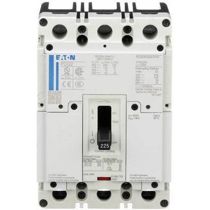 Eaton PDG23M0150TFFJ Circuit Breaker | 600V 150A 3P 65kA@480V Feed-Thru Power Defense Series
