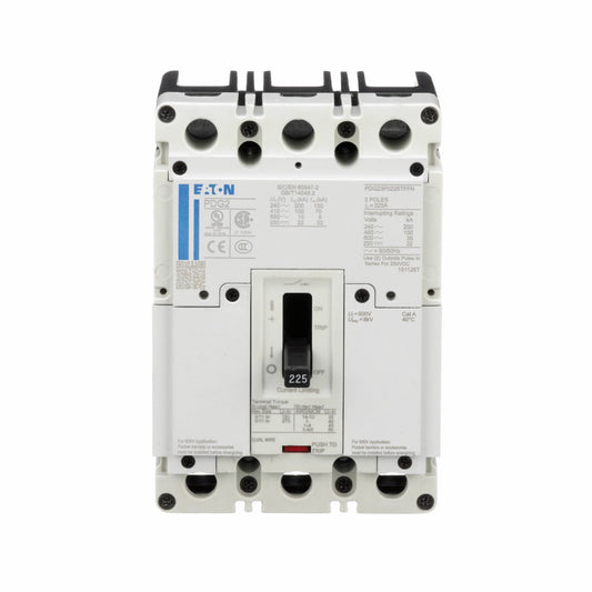 Eaton PDG23M0175TFFL Circuit Breaker | 600V 175A 65kA@480V Power Defense Series