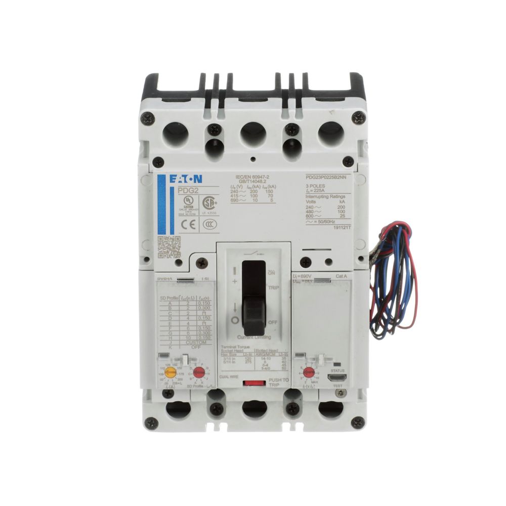 Eaton PDG23P0150B2NJ Circuit Breaker | 600V 150A 3P 100kA@480V Feed-Thru