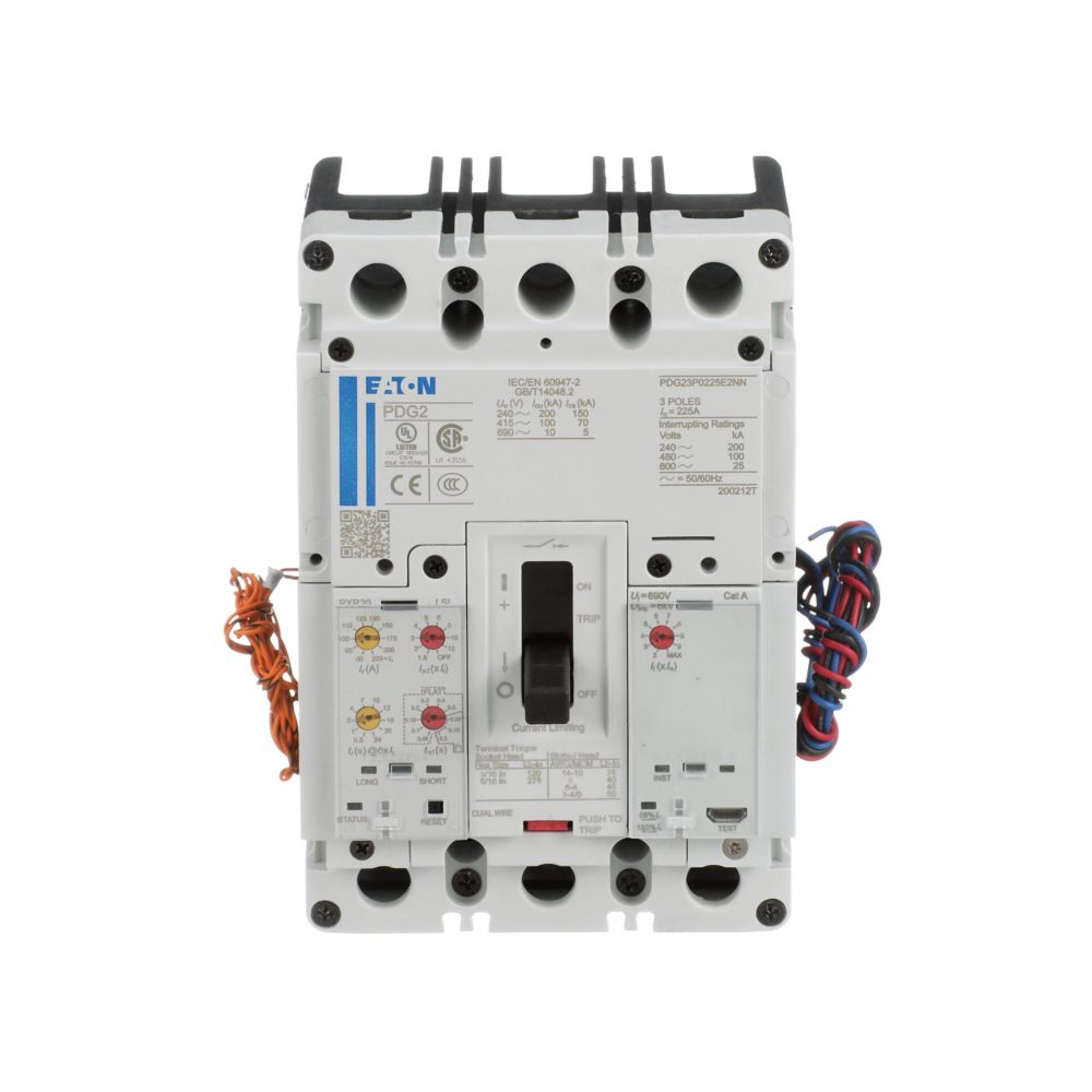 Eaton PDG23G0150E2MJ Circuit Breaker | 600V 150A 3P 35kA@480V Feed-Thru Power Defense
