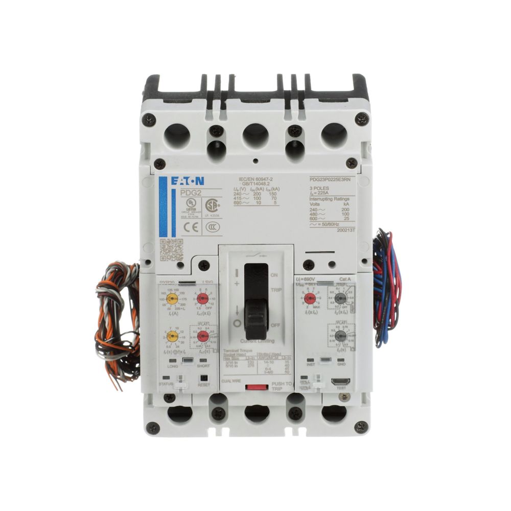 Eaton PDG23M0100E3RJ Circuit Breaker | 600V 100A 3P 65kA@480V Feed-Thru