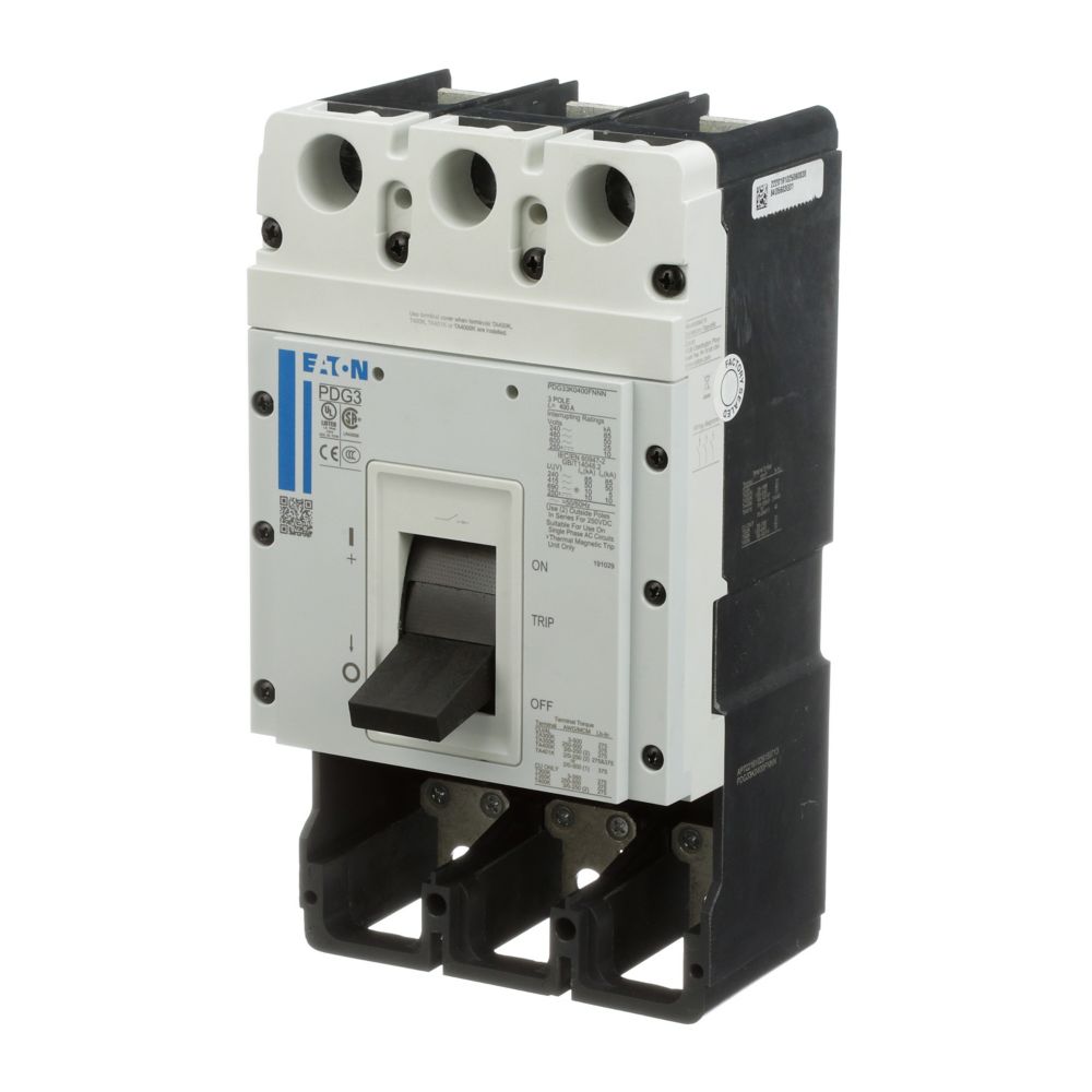 Eaton PDG33G0400FNNN Circuit Breaker | 600V 400A 35kA@480V Power Defense Series