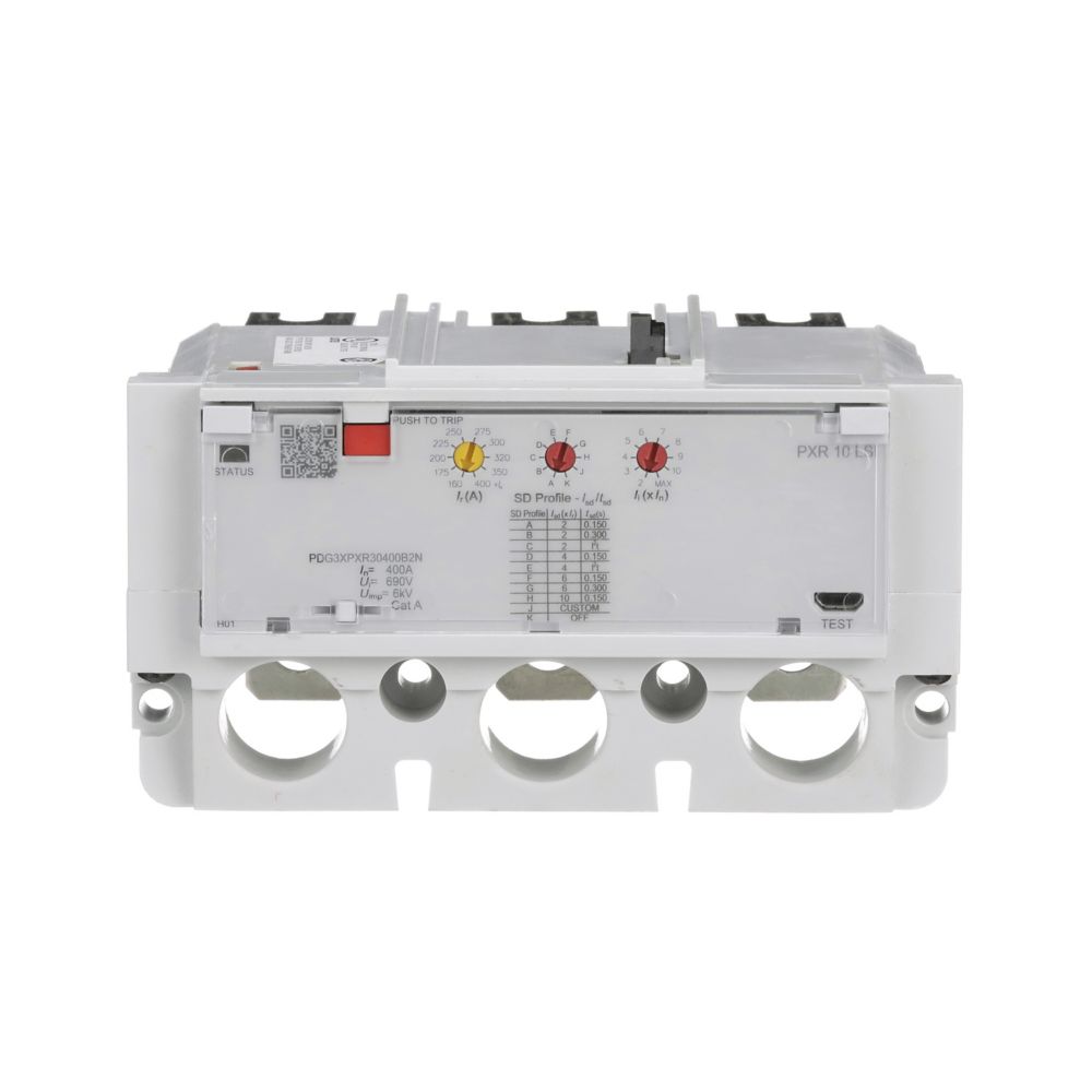 Eaton PDG3XPXR30400B2N Circuit Breaker | 600V 3P LSI Solid State Power Defense