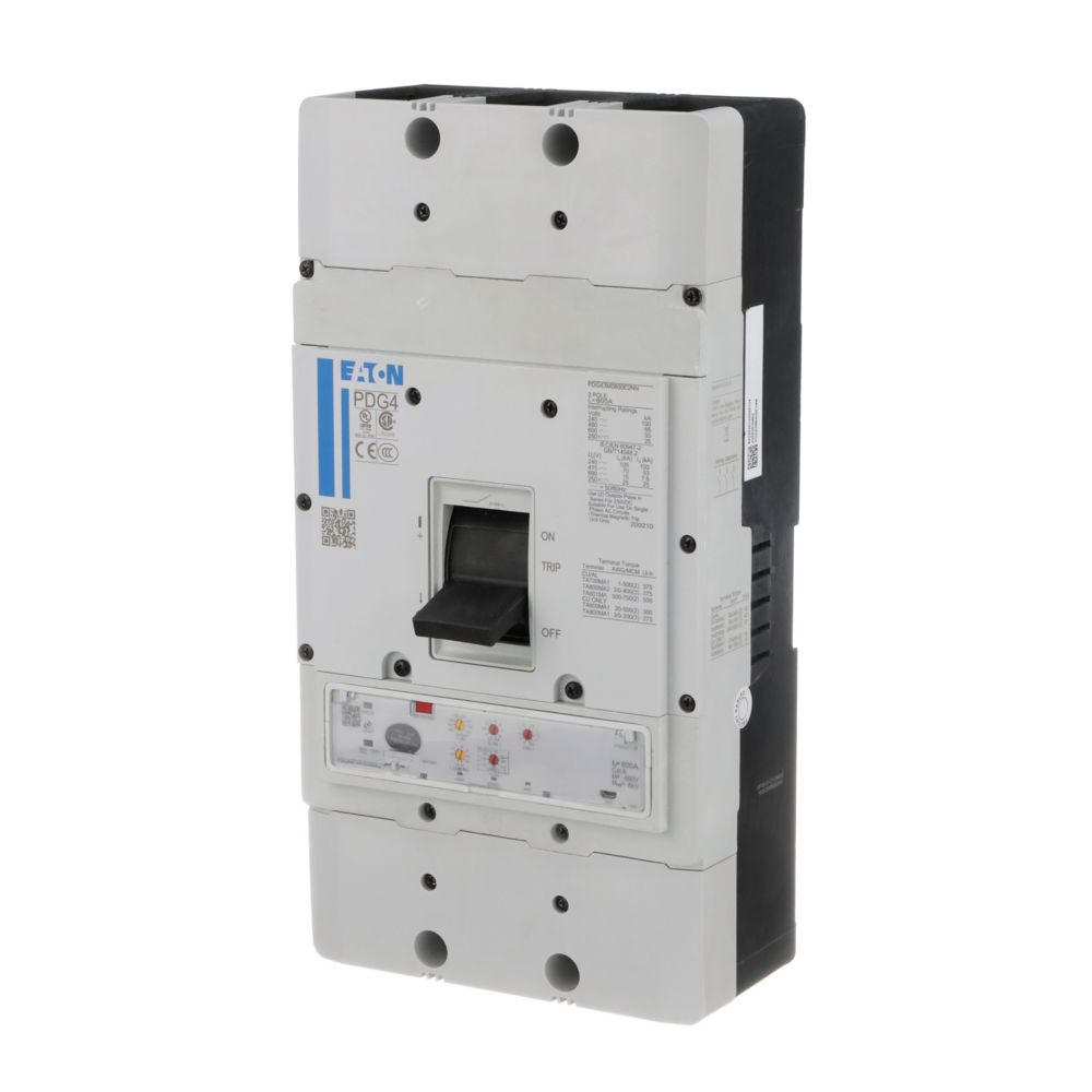 Eaton PDG43M0800E2NJ Circuit Breaker | 600V Thermal Magnetic Power Defense Series