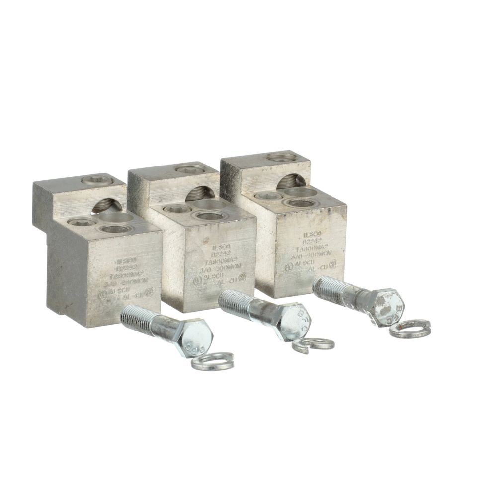Eaton PDG4X3TA800 Circuit Breaker Lug Terminal Kit | 400 Aluminum PDG PDF Power Defense