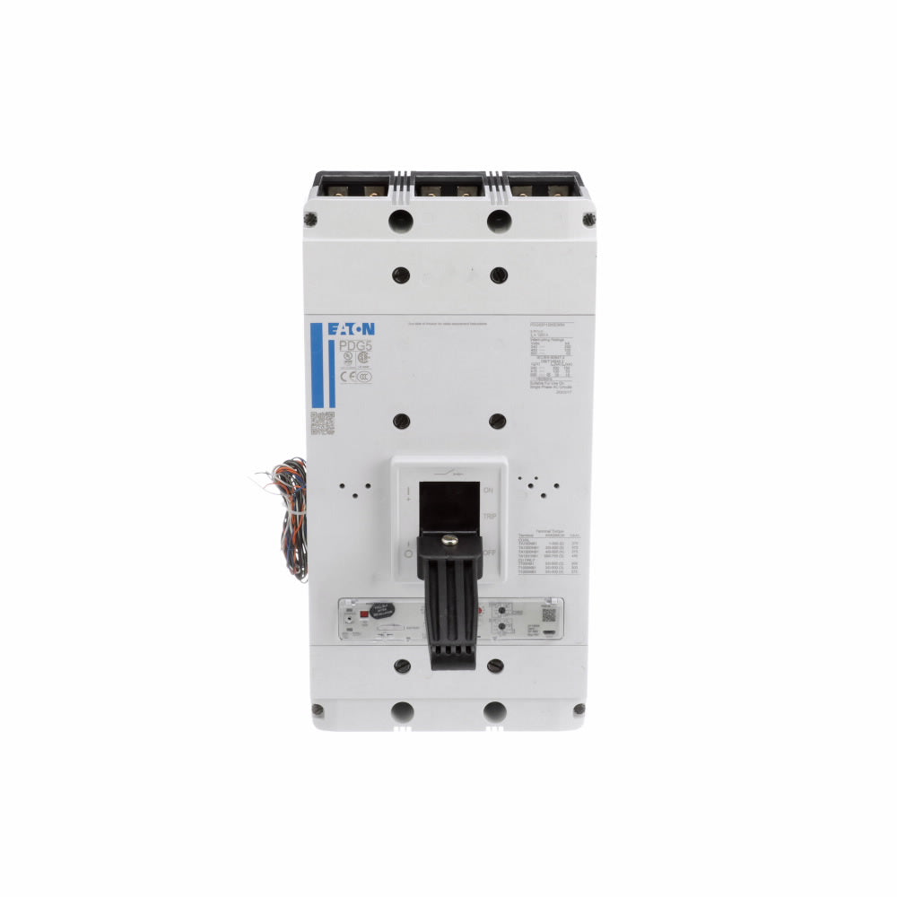 Eaton PDG53M1200E3RN Molded Case Circuit Breaker | 600V 1200A 3P 65kA@480V Bolt-On Power Defense Series