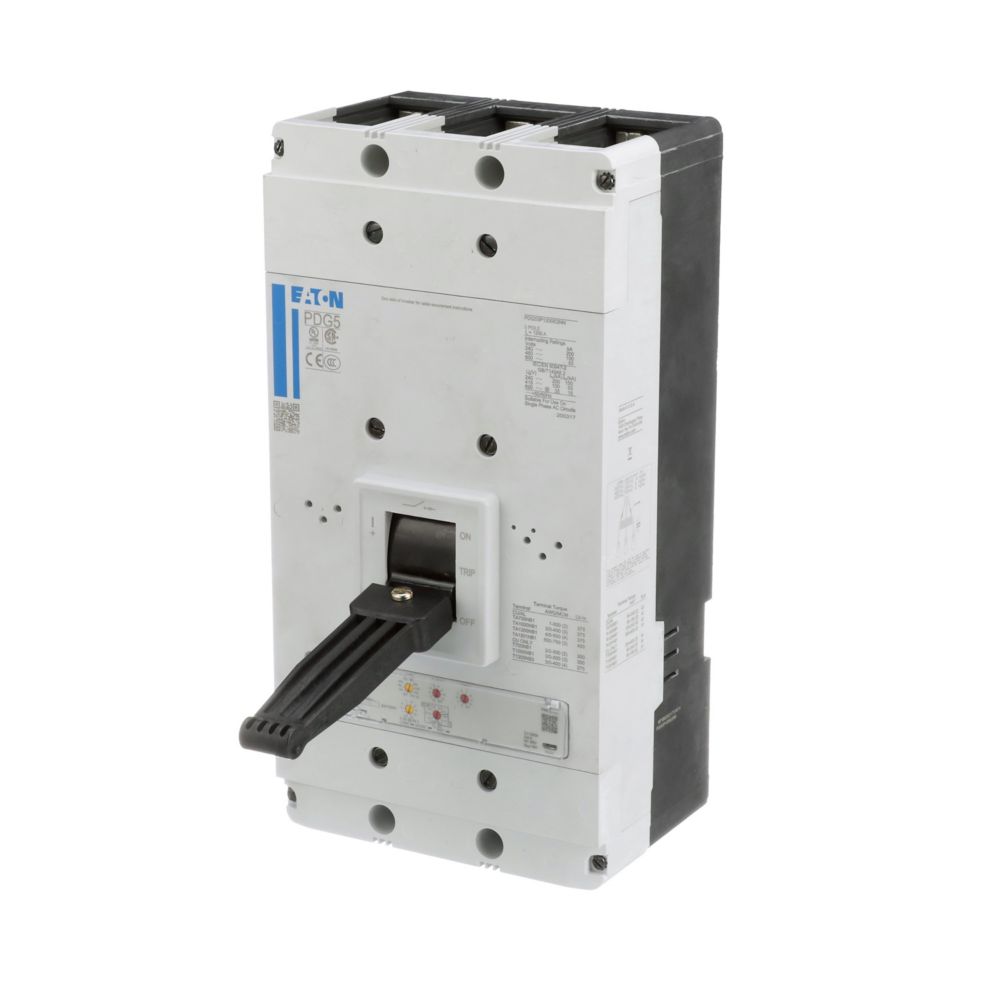 Cutler Hammer PDG53P1200E2NN Molded Case Circuit Breaker | 600V 1200A 3P 100kA@480V Bolt-On Power Defense
