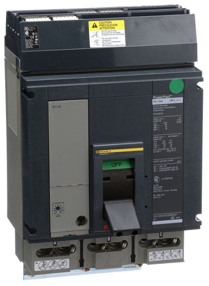 PGA36120 - Square D/ Schneider Electric I-Line Style Plug-In 1200 Amp 3 Pole Circuit Breaker - Essential Electric Supply