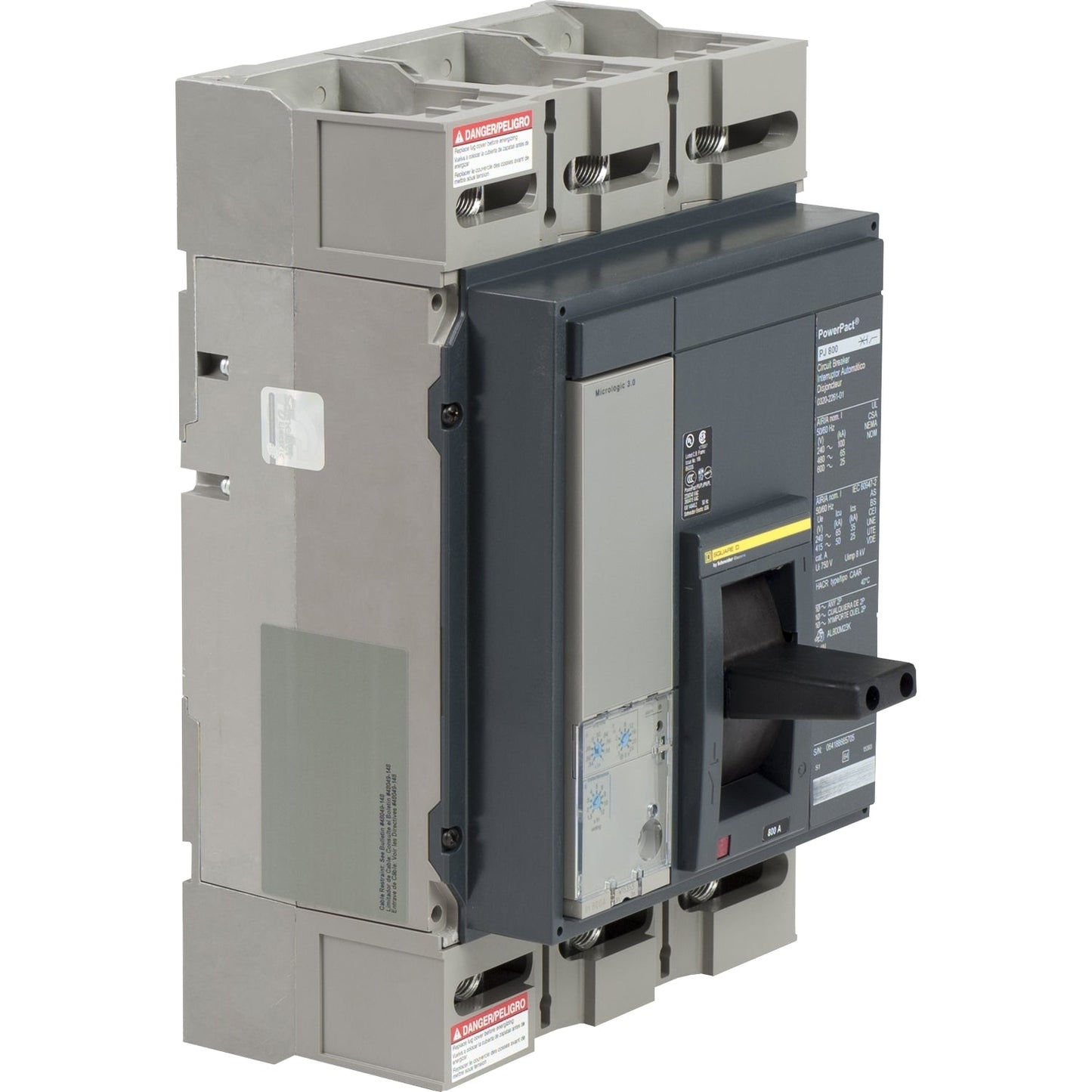 Square D PGL36080U44A Circuit Breaker | Powerpact PGL 600V 800A