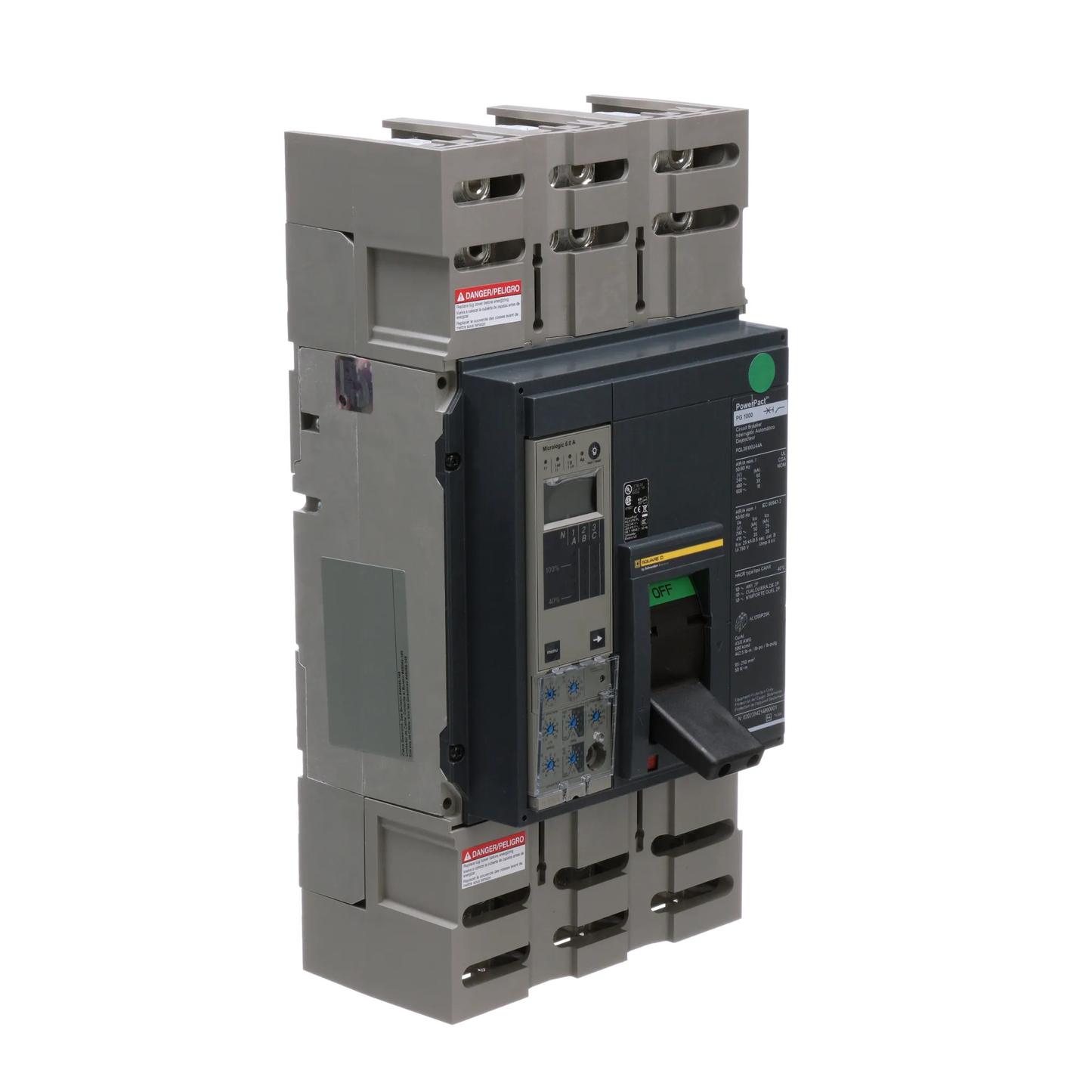 Square D PGL36100U44A Circuit Breaker | Powerpact PGL 600V 1000A