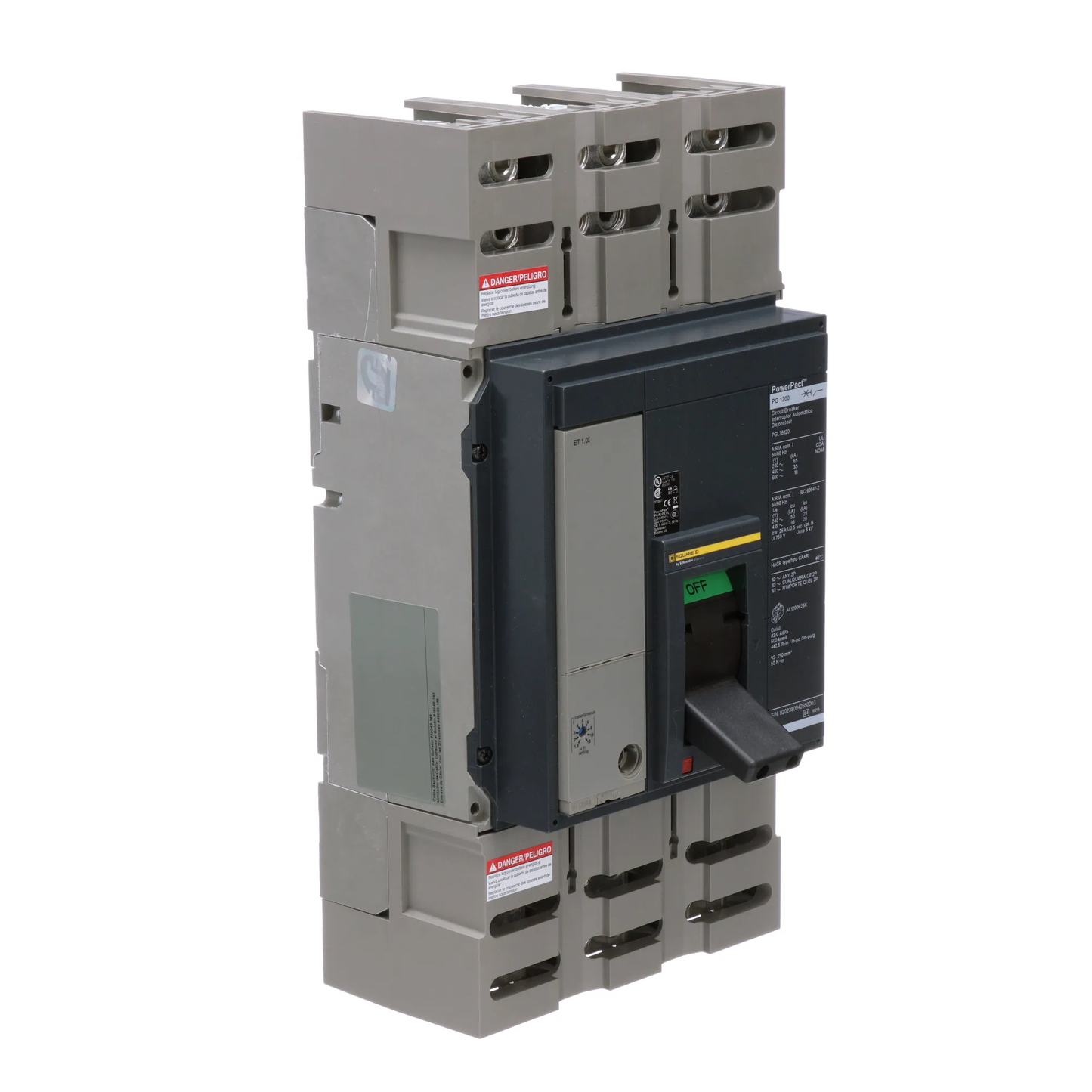 Square D PGL36120 Circuit Breaker | Powerpact PGL 600V 1200A