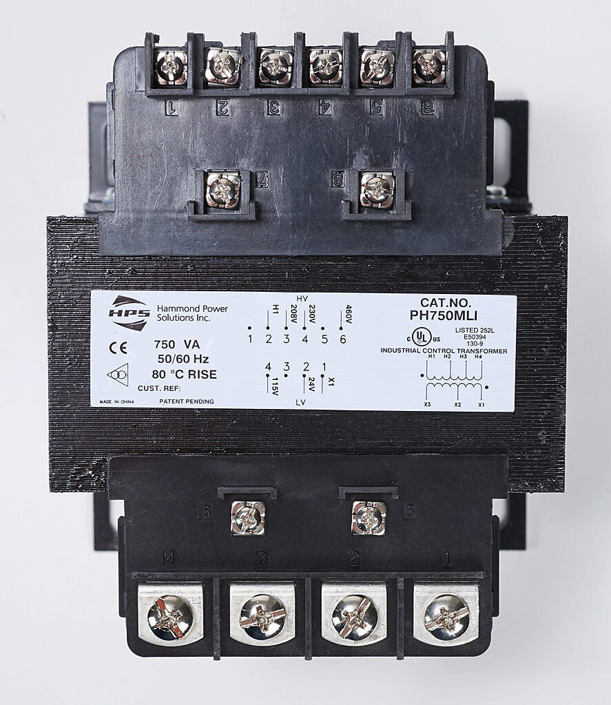 Hammond Power Solutions PH750MLI Transformer | 1.11 kVA Seismic Rated