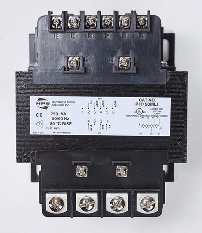 Hammond Power Solutions PH750MLI Transformer | 1.11 kVA Seismic Rated