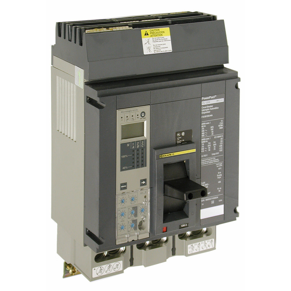 Square D PJA36100U64AE1 Circuit Breaker | Powerpact PJA 600V 1000A