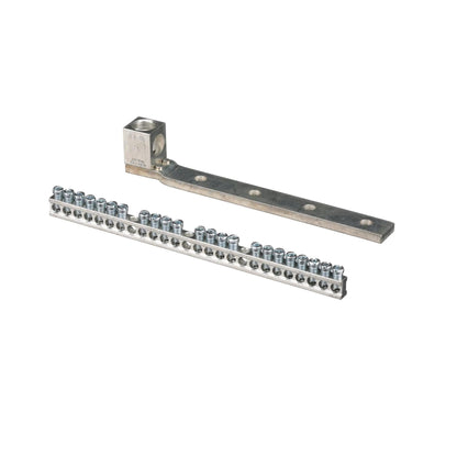 Square D PK23GTAL Ground Bar Kit | 23 Terminals AWG 1-4/0 Lugs QO/Homeline