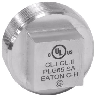 Crouse-Hinds PLG65SA Conduit Plug | Rigid/IMC Copper-Free Aluminum 2-Inch Square Head Series